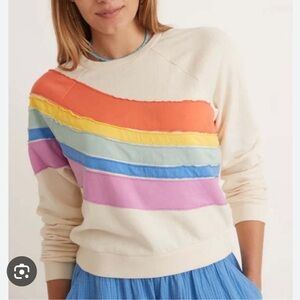 Marine Layer Wave Sweatshirt Size Small